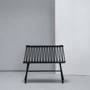 Zigzag Bench Seat - Black