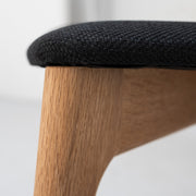 K5 Dining Chair - Oak / Fabric + Black