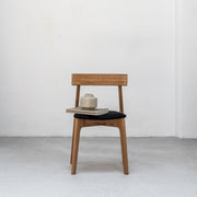 K5 Dining Chair - Oak / Fabric + Black