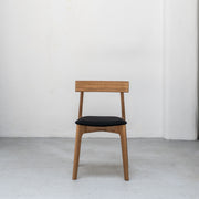 K5 Dining Chair - Oak / Fabric + Black