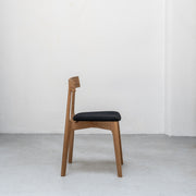 K5 Dining Chair - Oak / Fabric + Black