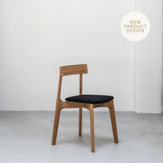 K5 Dining Chair - Oak / Fabric + Black