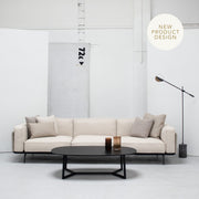 Moda 3 Seater Sofa - Linen + Stone