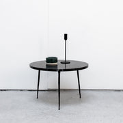 Lancer Coffee Table - Black + Marble