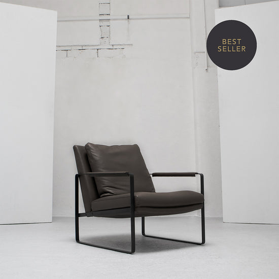 Leman Armchair - Tobacco /  Aniline Leather