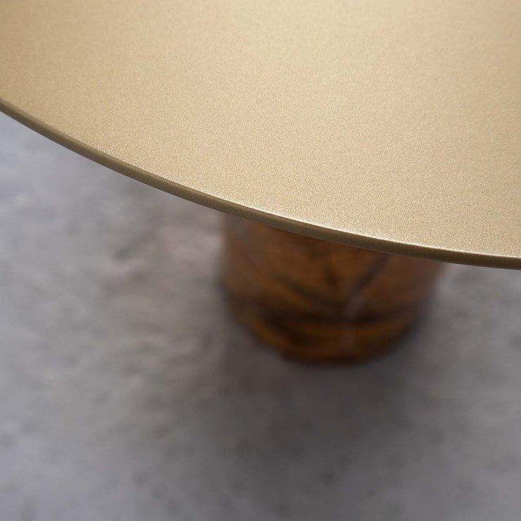 Brasil Side Table - Mocha Marble / Gold – EDITO